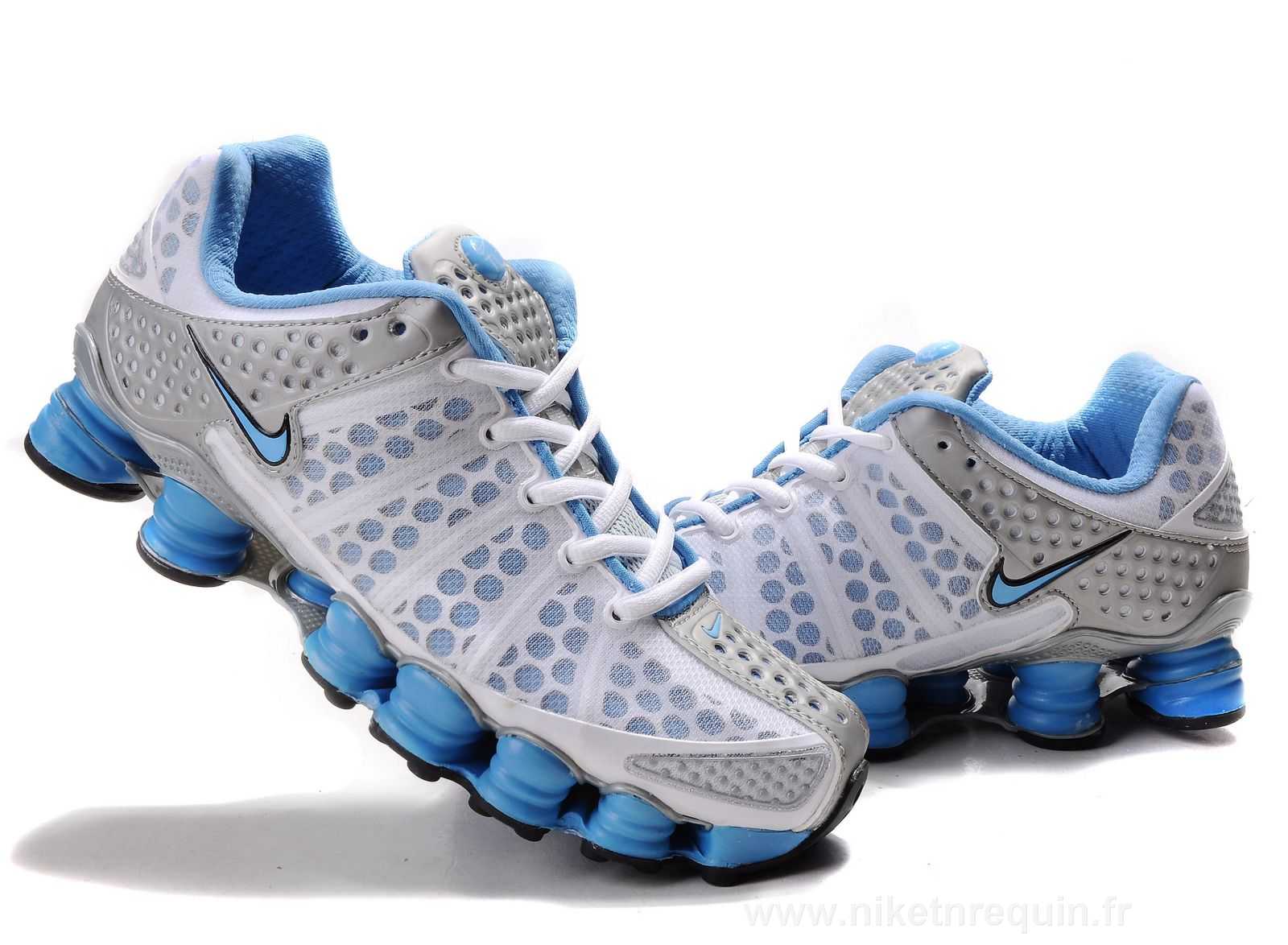 femmes argenté et bleu Nike Shox TL3 (2).JPG